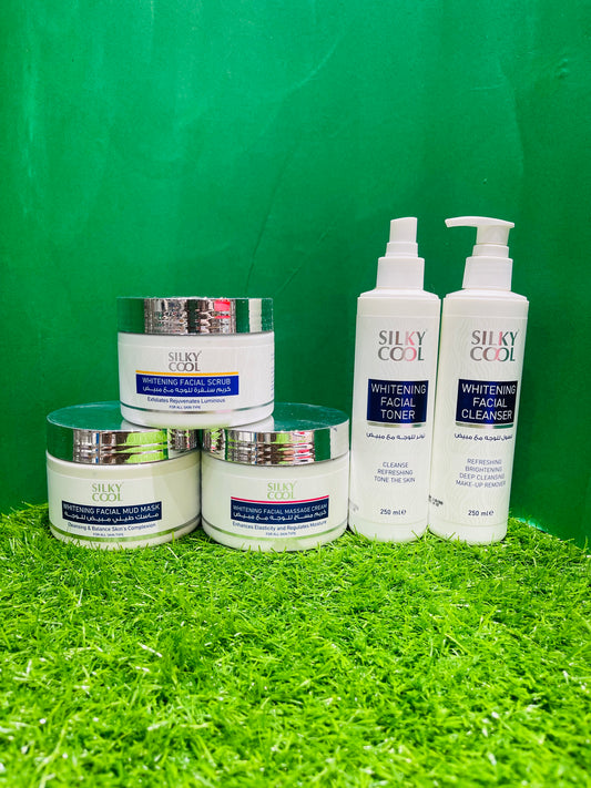 Silky cool whitening facial kit
