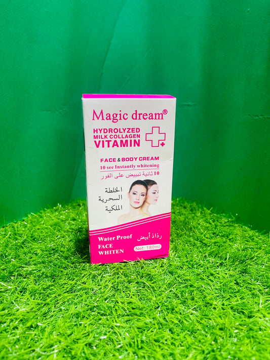 Magic dream face& body whitening cream