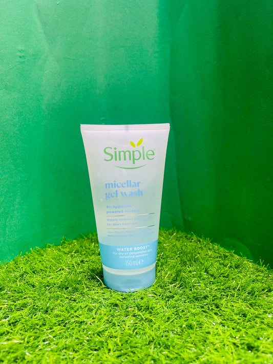 Simple micellar gel face wash