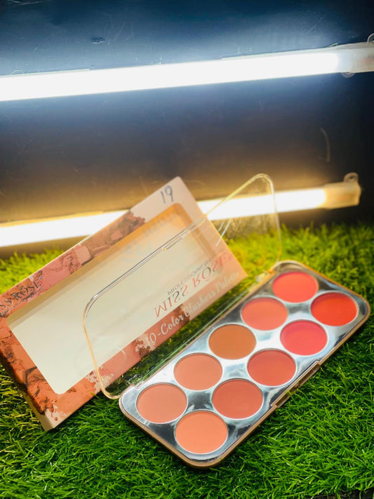 Miss rose 10 color blush kit