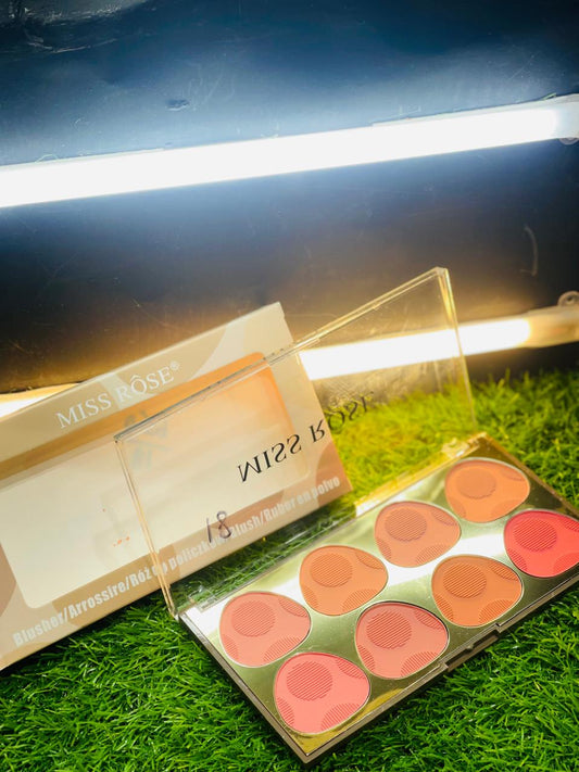 Miss rose 8 color blush kit
